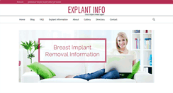 Desktop Screenshot of explantinfo.com